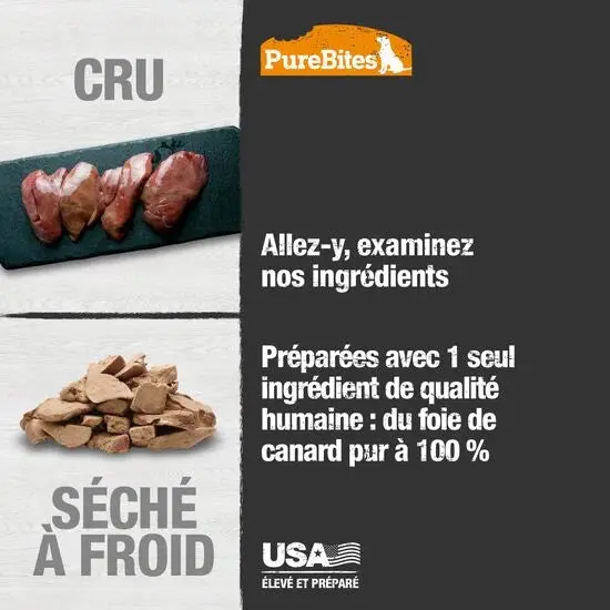 PureBites - Gâteries pour chien au canard 74g – Image 4