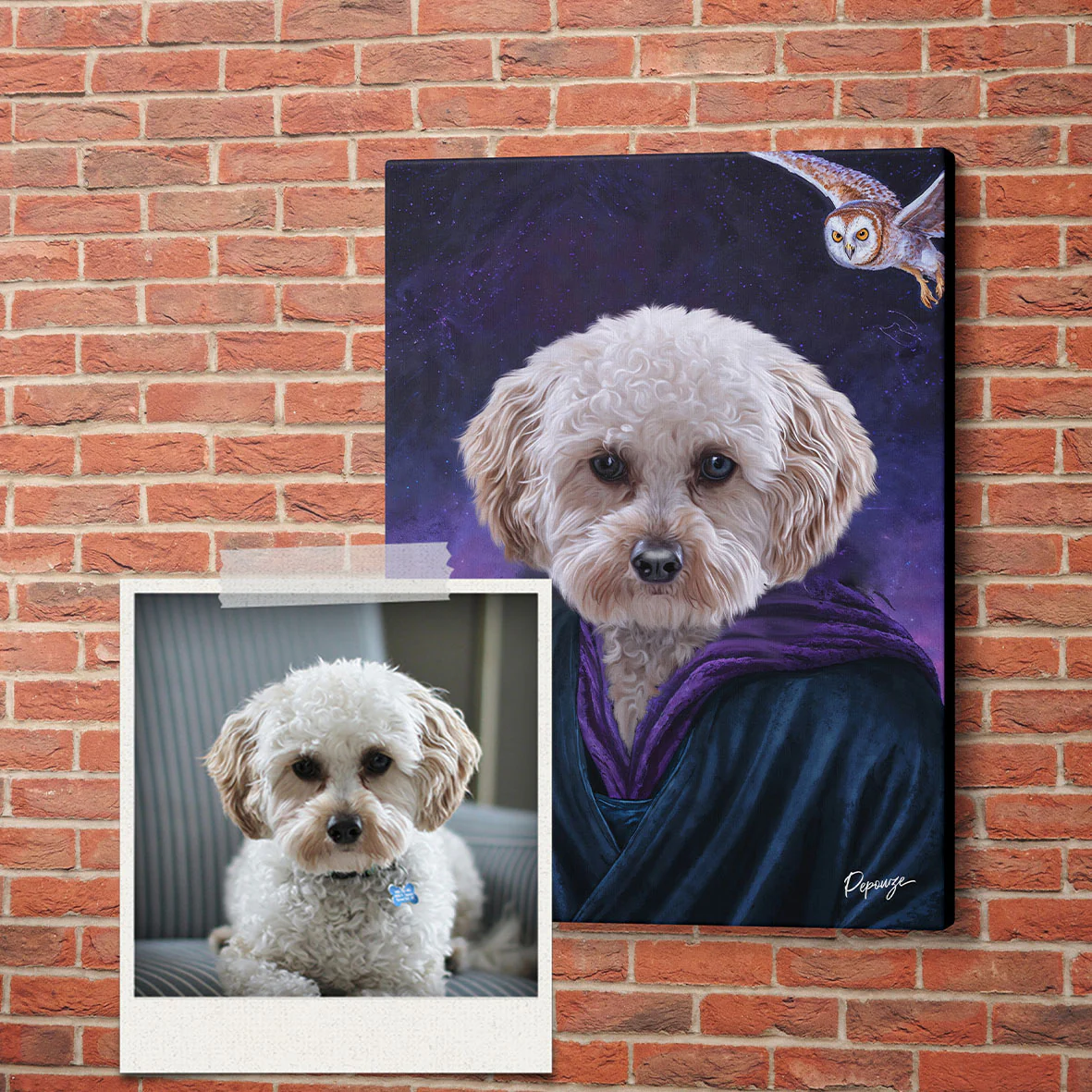 L'Enchanteur - Portrait personnalisé Animal - Style Magicien 🪄 – Image 2