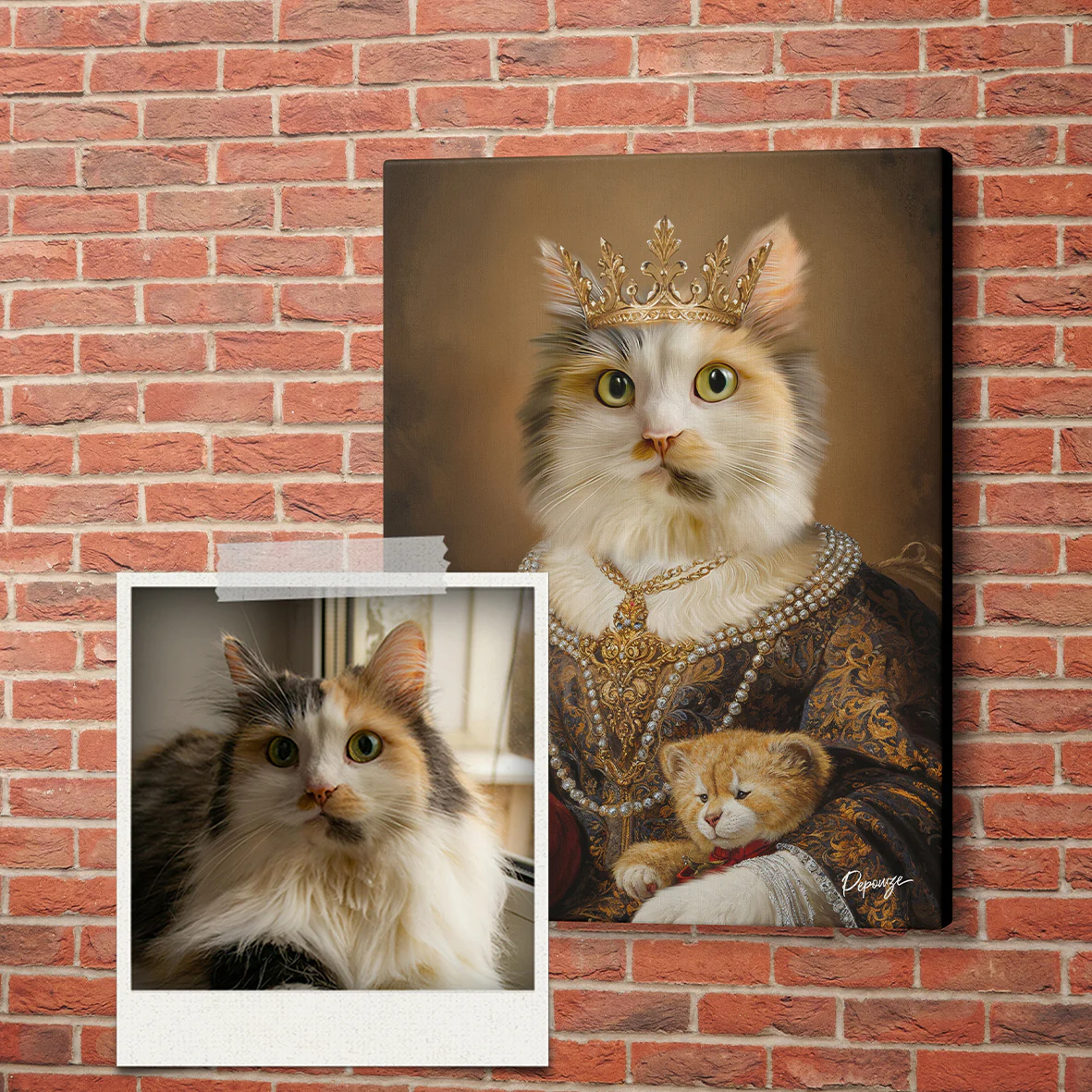 La Royale Peluche - Portrait personnalisĂ© Animal - Style Royal đ â Image 2