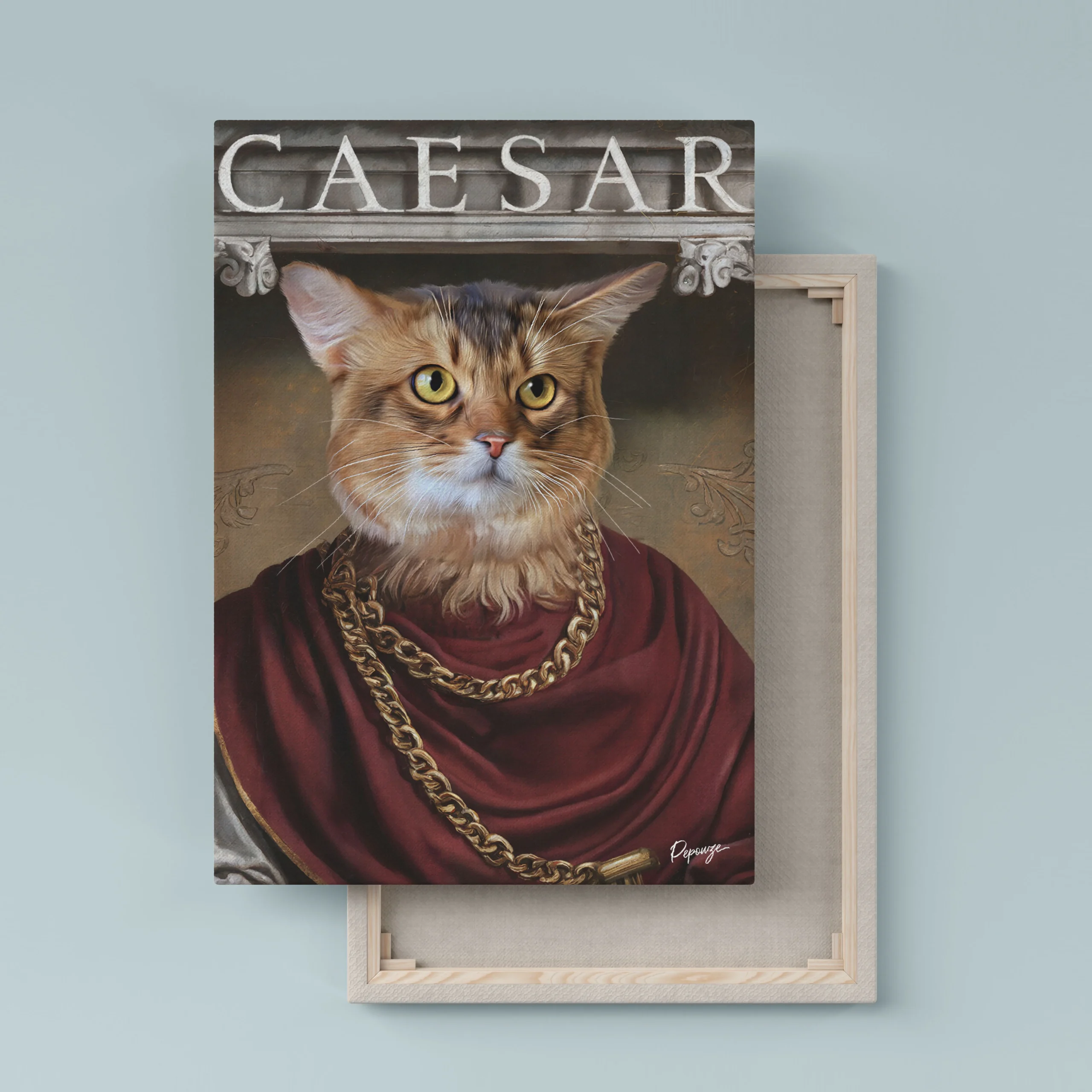 César - Portrait personnalisé Animal - Style Impérial 👑 – Image 3
