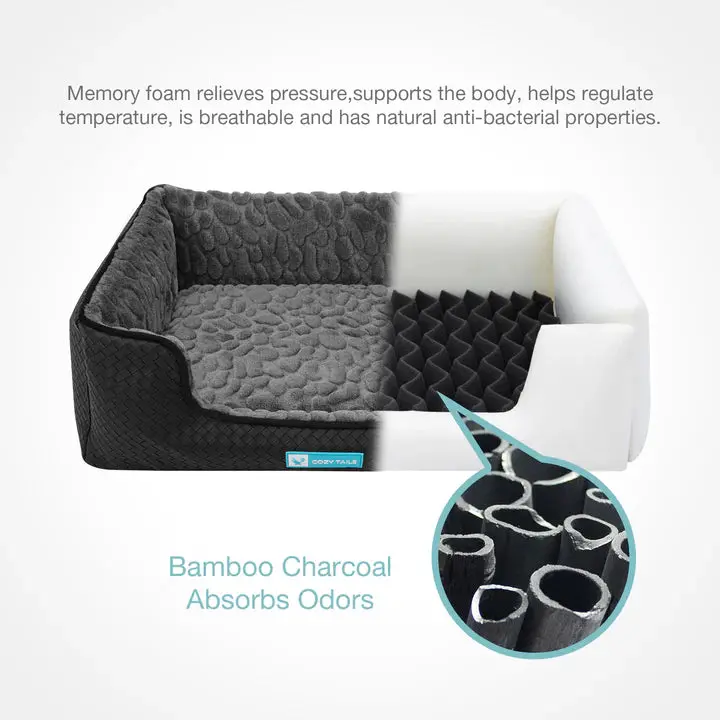 CozyTails - Lit en cuir pour animaux – Image 4