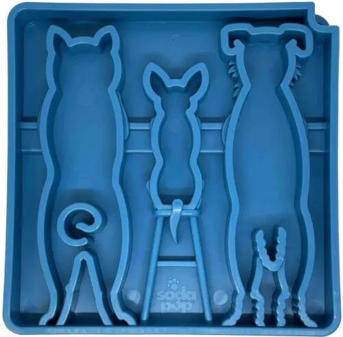 Big Country Raw - Etray Feeder Waiting Bleu - Bol Ralentisseur pour chien