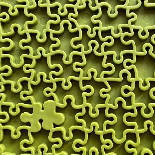 Big Country Raw - Emat Jigsaw/Puzzle Large Vert - Tapis à lécher pour chien – Image 2