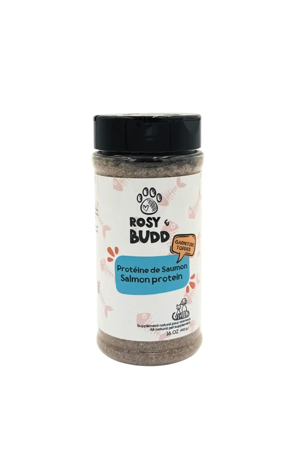 Rosy & Budd - Farine de saumon protéinée pour chien