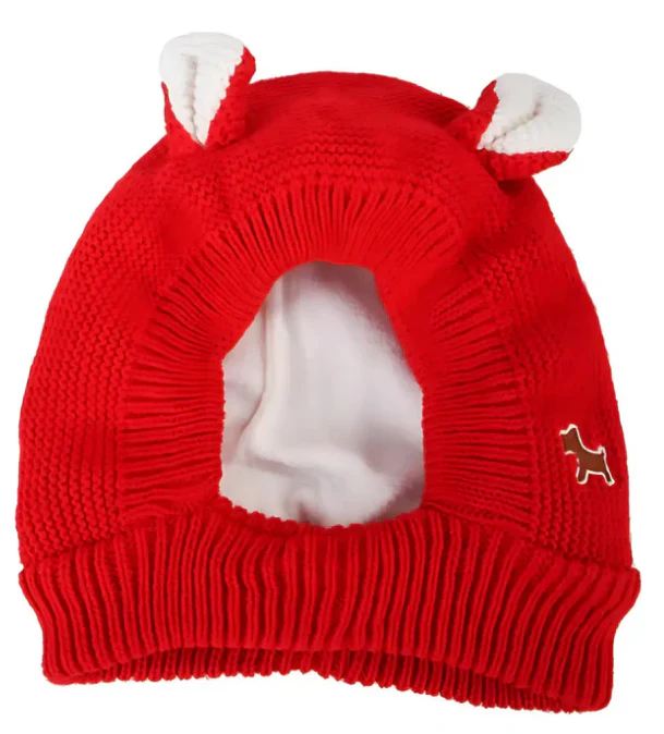 Bonnet En Tricot Chaud Avec Oreilles Pour Chiens – Image 6
