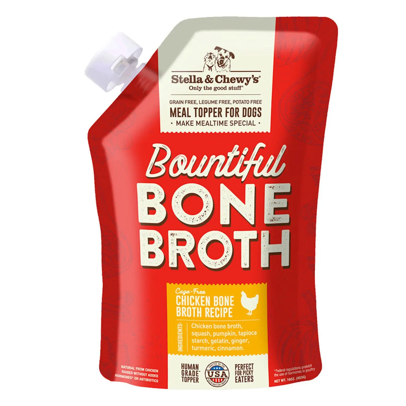 Stella & Chewy's - Bouillon d'Os pour chien 16oz