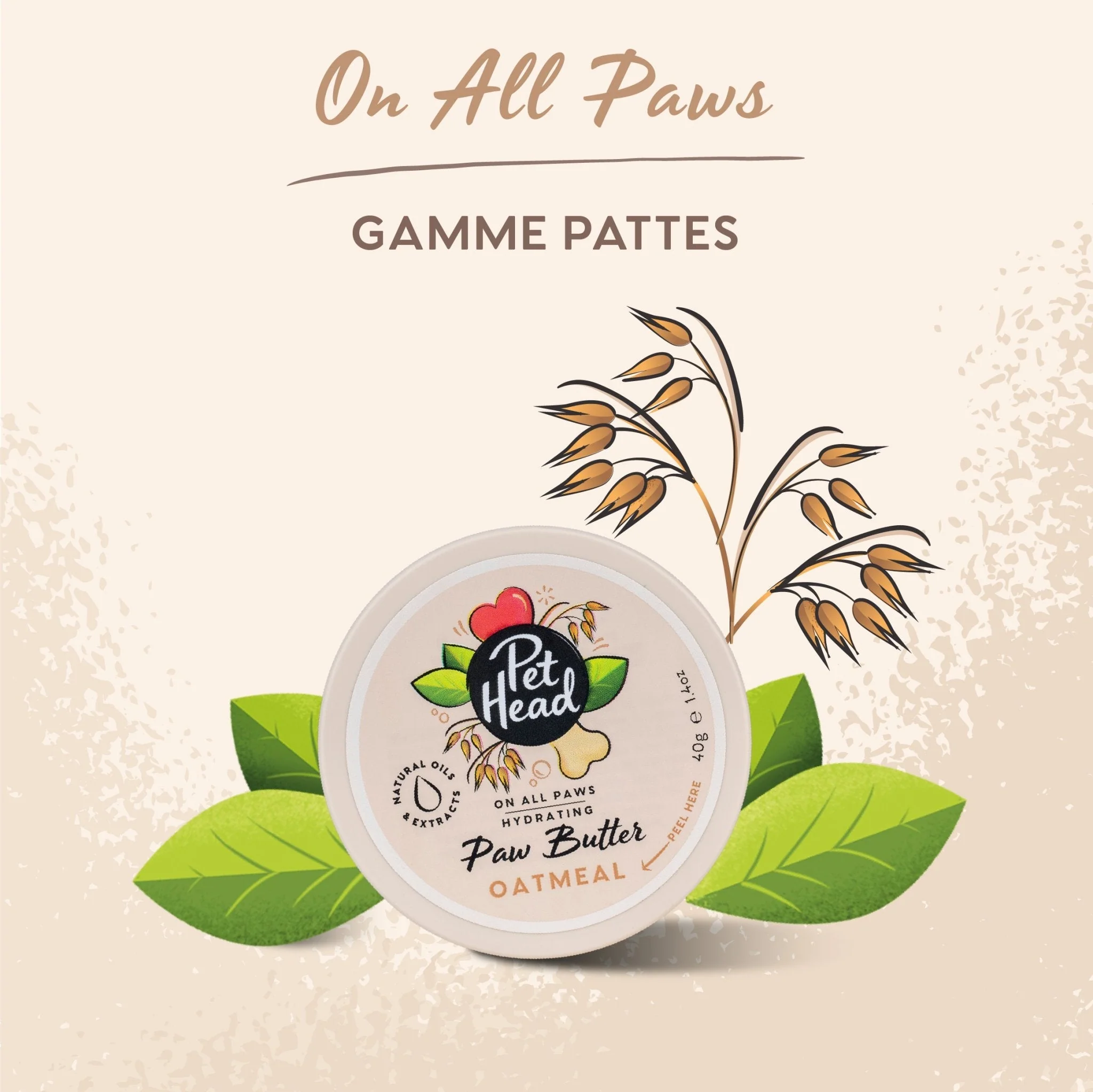 Baume truffe et coussinets avoine Pet Head – Image 2