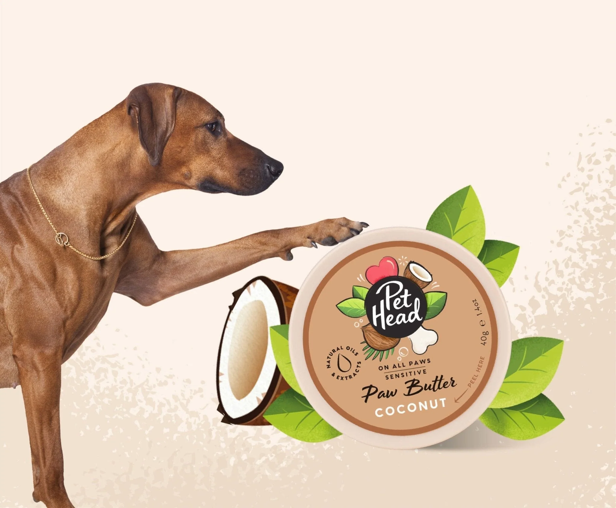 Baume truffe et coussinets noix de coco Pet Head – Image 3