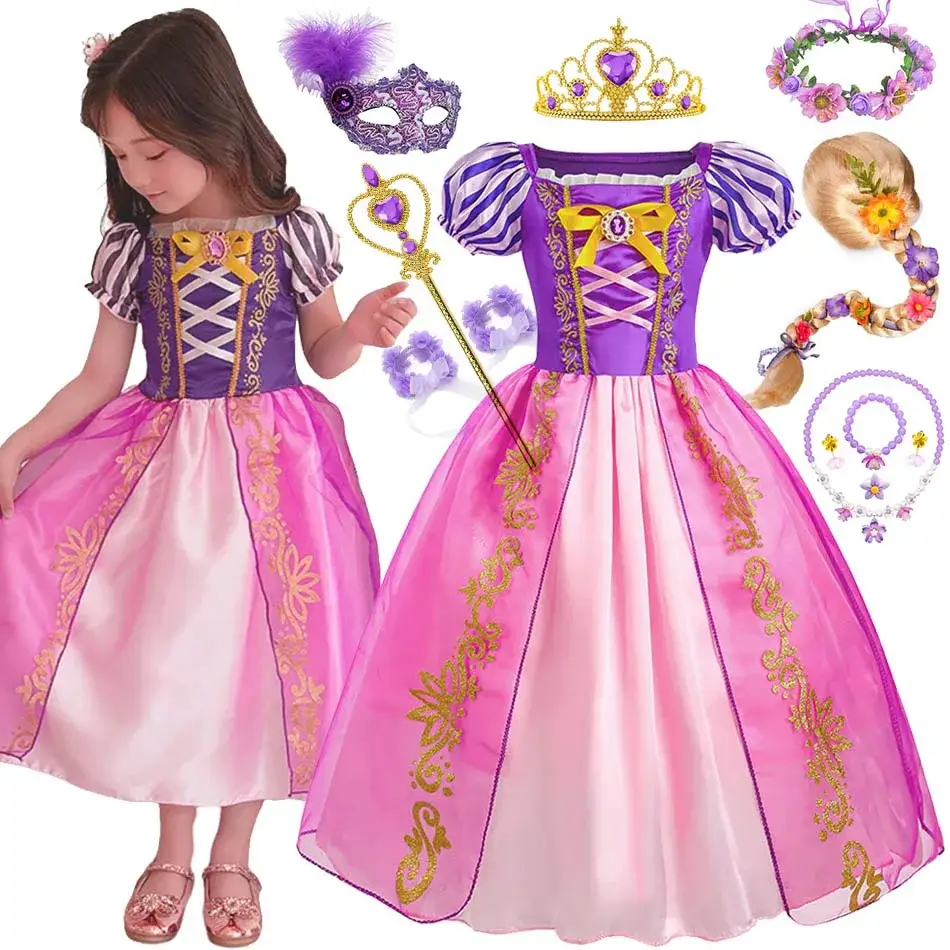 Cosplay Déguisement Raiponce fille