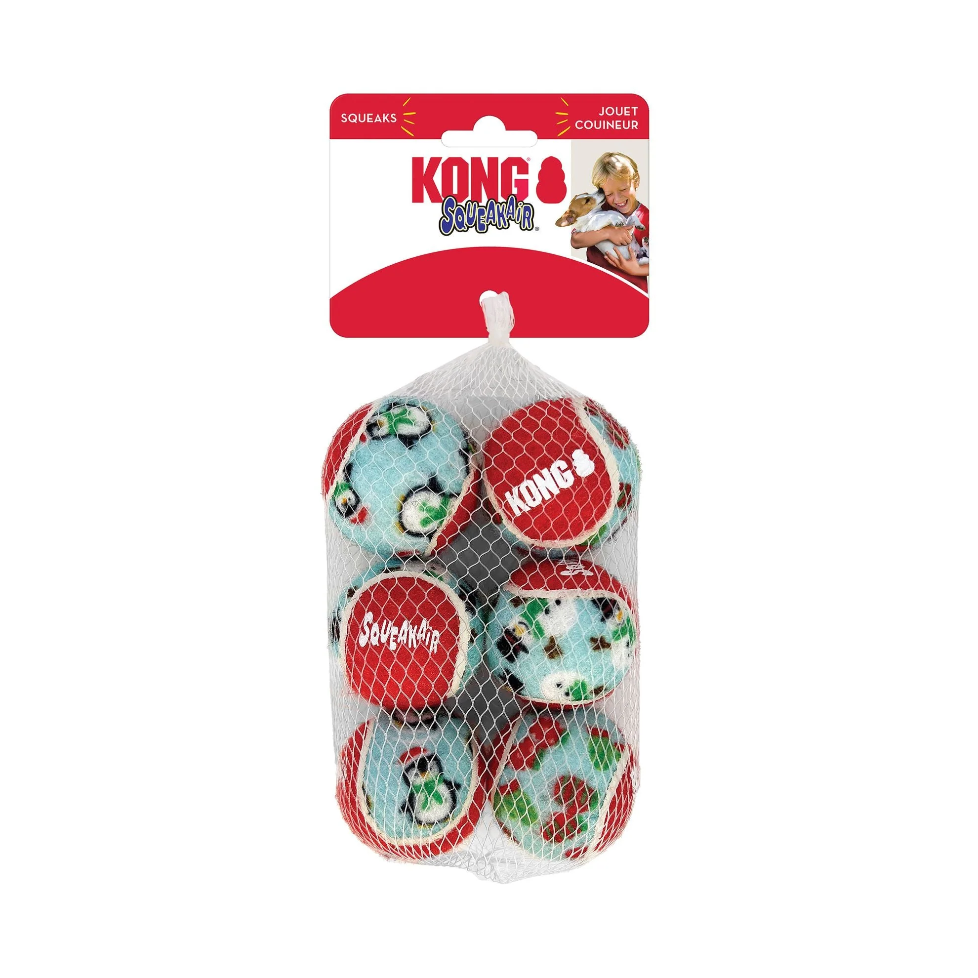 KONG® Holiday SqueakAir Balls – Image 2