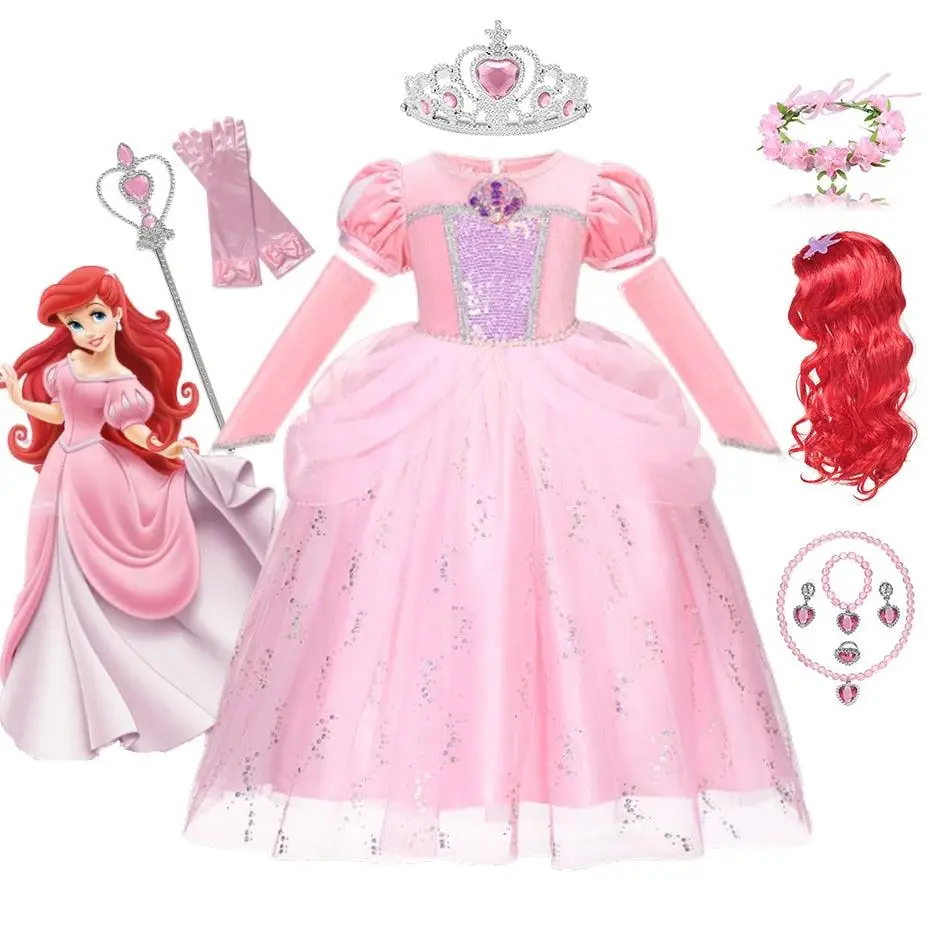 Robe de bal Enfant Princesse Ariel – Image 2