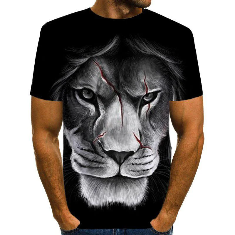 T-Shirt Lion Détermination Infaillible